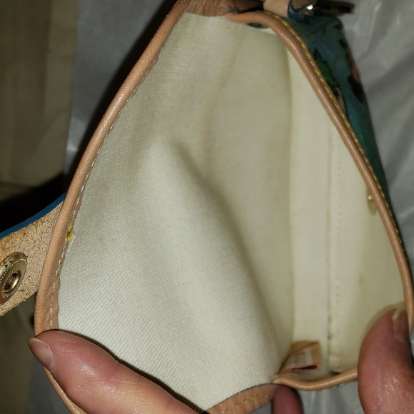 Dooney and Bourke Disney Sketch Wristlet/Pouch Blue - Picture 9 of 9